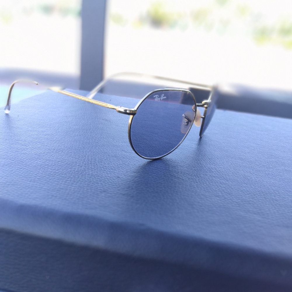 RayBans/Gold/Sunglasses